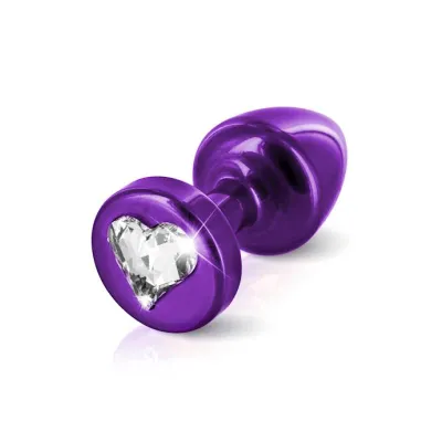 Anni R Heart T1 Butt Plug Purple 25mm