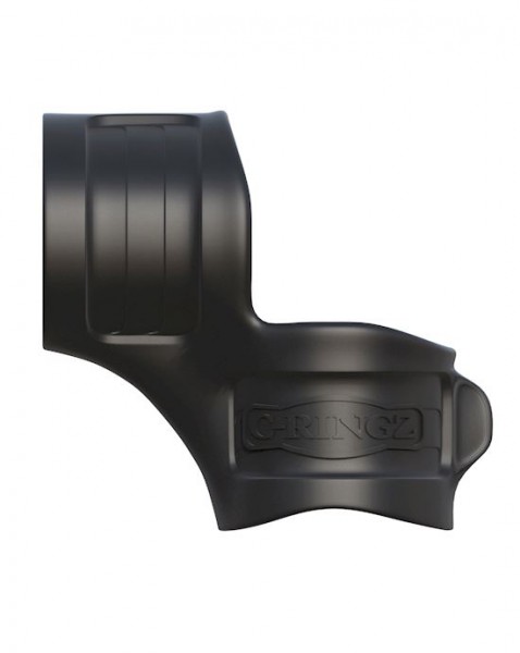 Fantasy C-ringz Mr Big Cock Ring And Ball Stretcher - Black