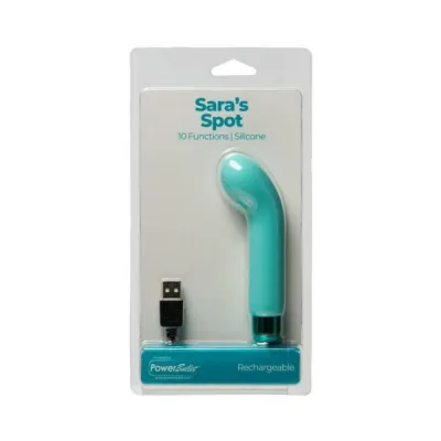 Sara s Spot Rechargeable Bullet With Removable G spot Sleeve Teal