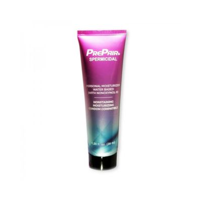 Prepair Spermicidal Water Based Lubricant 1 25oz Tube