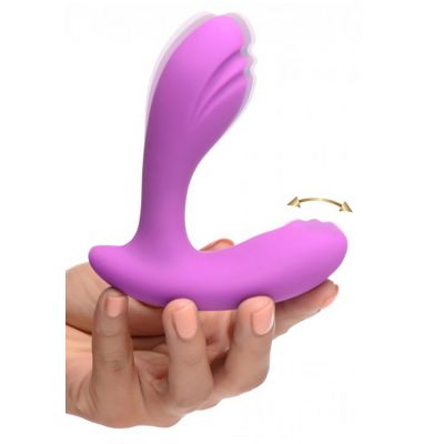 10X G Pearl G Spot Stimulator with Moving Beads Purple Best Silicone Sex Toys