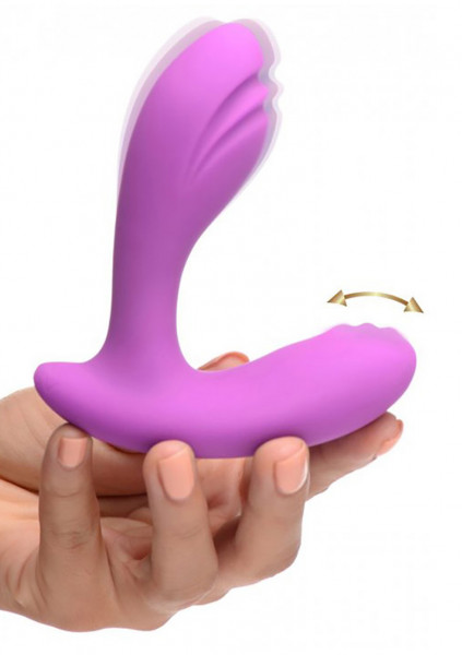 10X G-Pearl G-Spot Stimulator with Moving Beads - Purple - Best Silicone Sex Toys