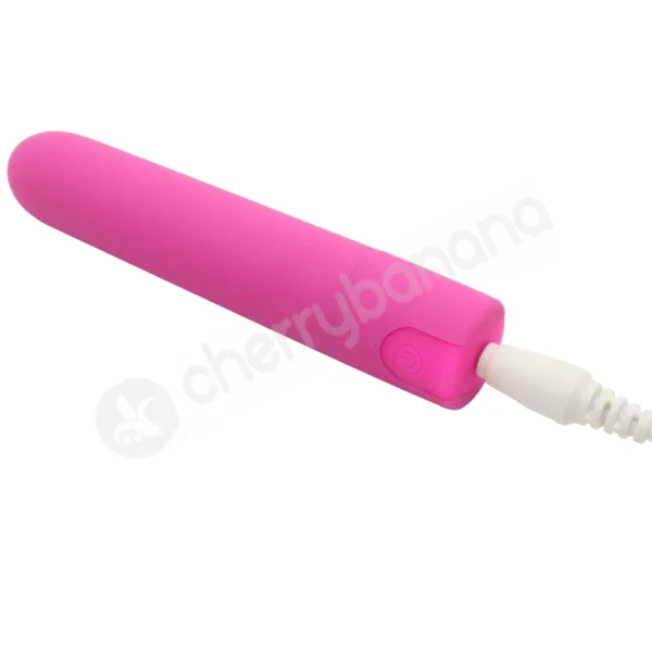 Cherry Banana Pink 10 Speed Rechargeable Super Bullet