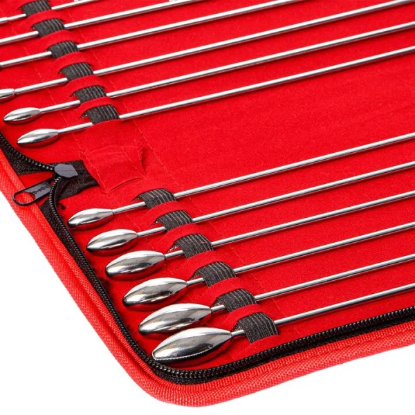 Torment Stainless Steel Set of 13 Rosebud Urethral Sounds — image 5 of 7
