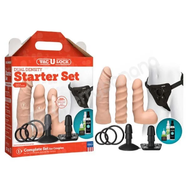 Vac-u-lock Dual Density Starter Strap-on Set