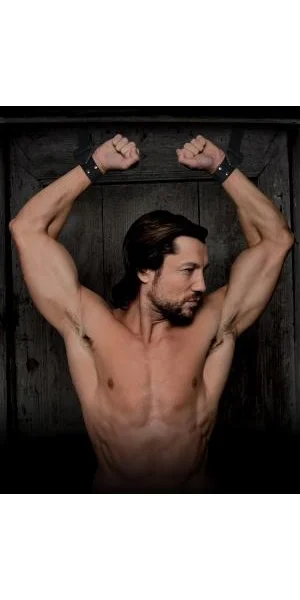 Sir Richard's Command Bondage Door Cuffs Black