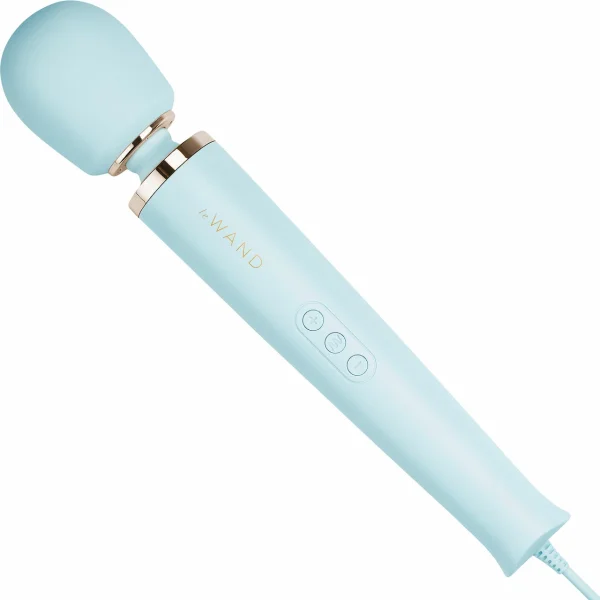 Le Wand Powerful Plug-in Vibrating Massager Sky Blue
