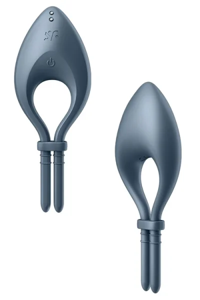 Satisfyer Bullseye Blue App Controlled Adjustable Vibrating Cockring