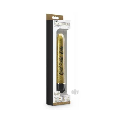 The Collection Good Vibes Only Slimline Vibrator Black