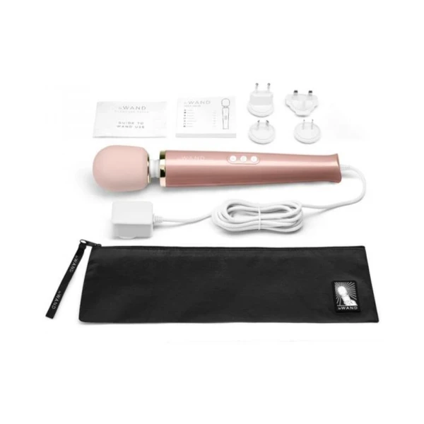 Personal Massagers: Le Wand Powerful Plug-in Vibrating Massager Rose Gold