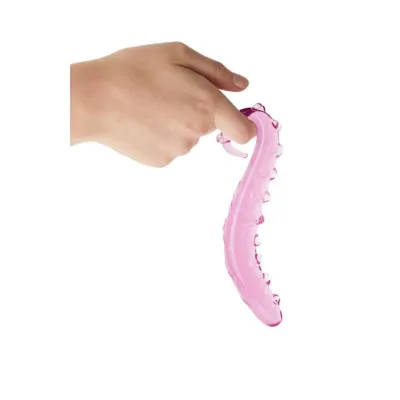 Lucent Saphira Glass Massager Pink 6 2 Inch