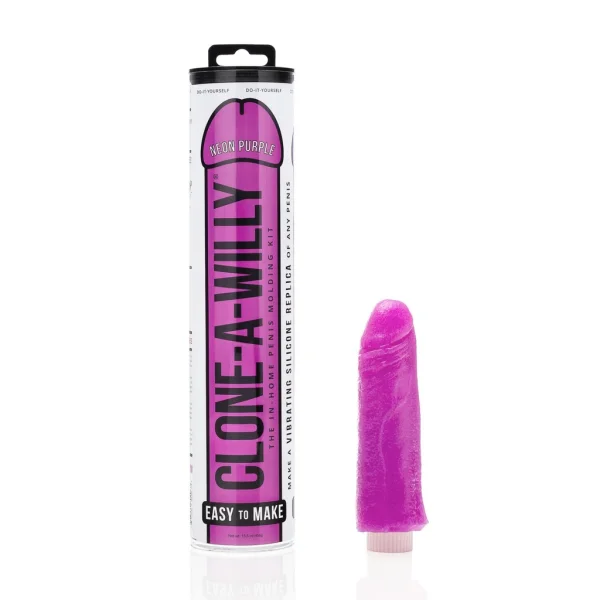 DIY 'Clone-a-Willy' Vibrator Mold Kit in Neon Purple