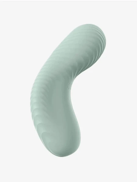 Fun Factory LAYA III Rechargeable Waterproof LAY-ON Vibrator - Sage Green