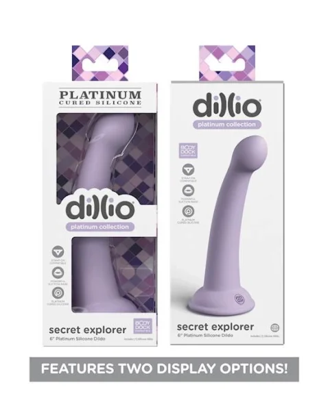Dillio Platinum Secret Explorer Dildo
