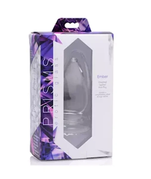 Ember Weighted Tapered Anal Plug - Clear — image 10 of 10