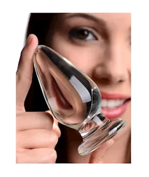 Ember Weighted Tapered Anal Plug - Clear — image 8 of 10