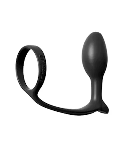 Anal Fantasy Collection Ass-gasm Cockring Beginners Butt Plug - Black — image 7 of 12