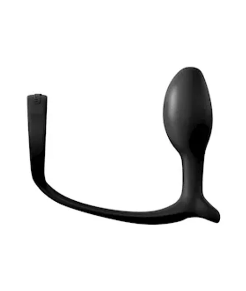 Anal Fantasy Collection Ass-gasm Cockring Beginners Butt Plug - Black — image 11 of 12