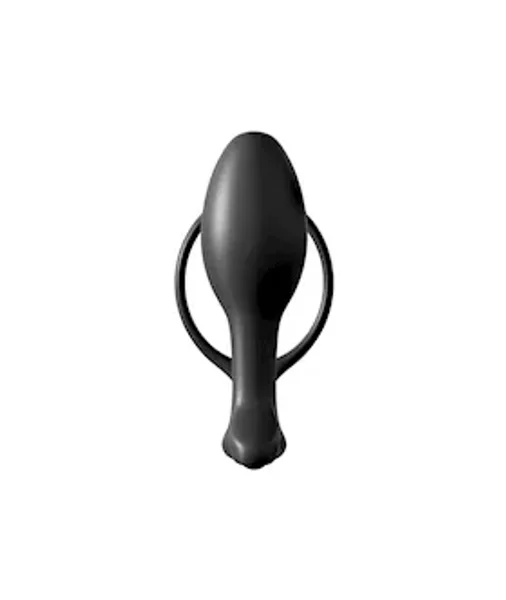 Anal Fantasy Collection Ass-gasm Cockring Beginners Butt Plug - Black — image 9 of 12