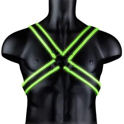 Ouch Glow In The Dark Cross Harness