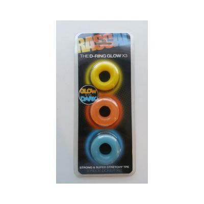 Rascal Toys The D Ring Glow X3 3 Piece Donut Kit