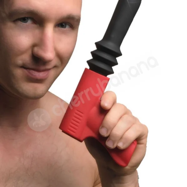 Master Series Pistol Pounder Thrusting Vibrator With Gun Handle