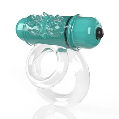 Screaming O 4B Double O Vibrating Bullet Dual Cock Ring