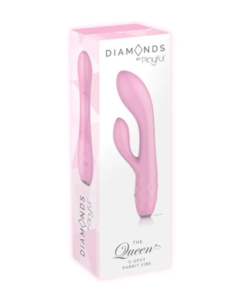 Diamonds - The Queen G-Spot Rabbit Vibe (Pink)