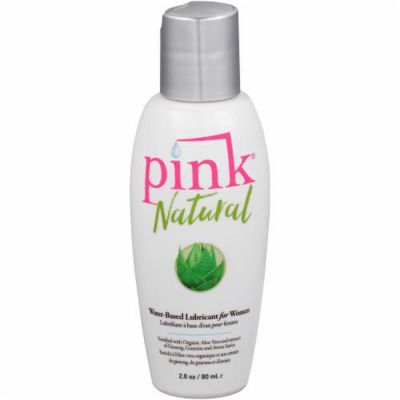 Pink Natural Water Based Lube 2 8oz