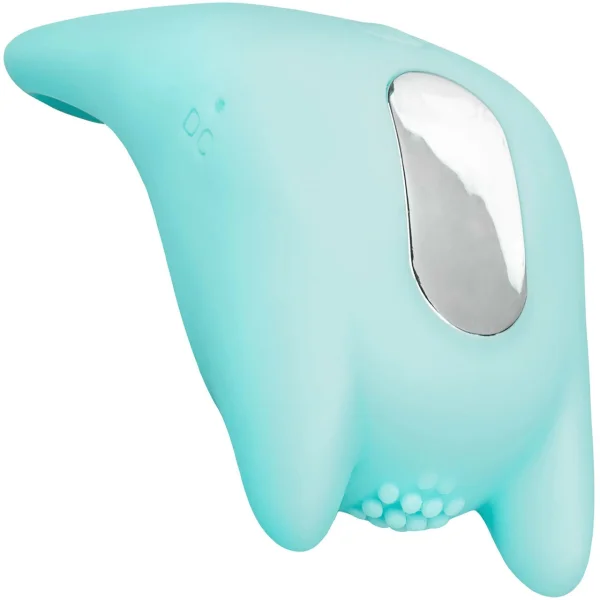 Silicone Rechargeable Dual Exciter Enhancer Vibrating Cock Ring By CalExotics