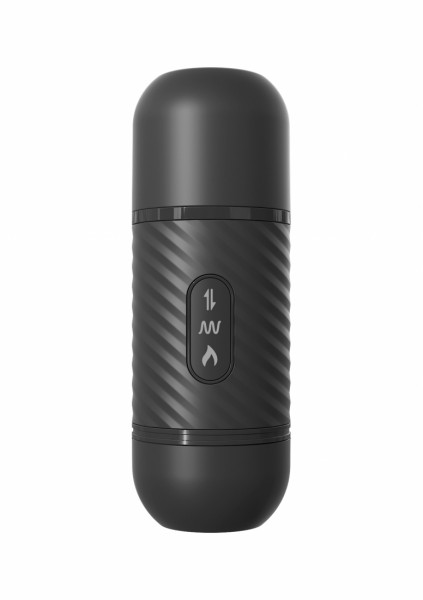 Vibrating Ass Thruster - Black - Small Butt Plug
