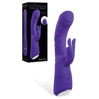 Adam and Eve 8 6 Eve s Posh Warming Thrusting Rabbit Vibrator