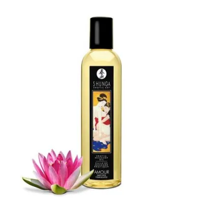Shunga Massage Oil Sweet Lotus Amour 8 4oz