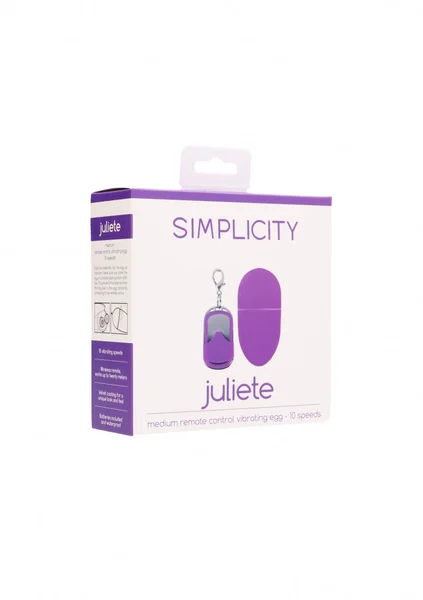 Juliete Remote Control Vibrating Egg - Purple — image 7 of 7