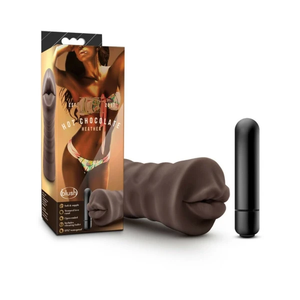 Hot Chocolate Heather Brown Mouth Stroker — image 15 of 15