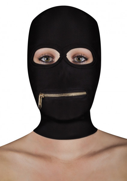 Extreme Zipper Mask with Mouth Zipper - Sexy bondage toys