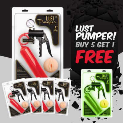 8 Pump W Gauge Red Buy 5 Get 1 Free
