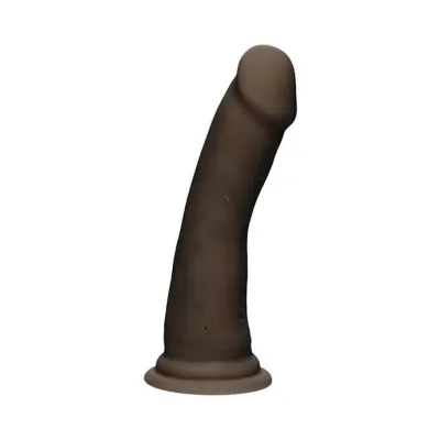 Doc Johnson Ultraskyn Slim Dildo Brown 6 Inch