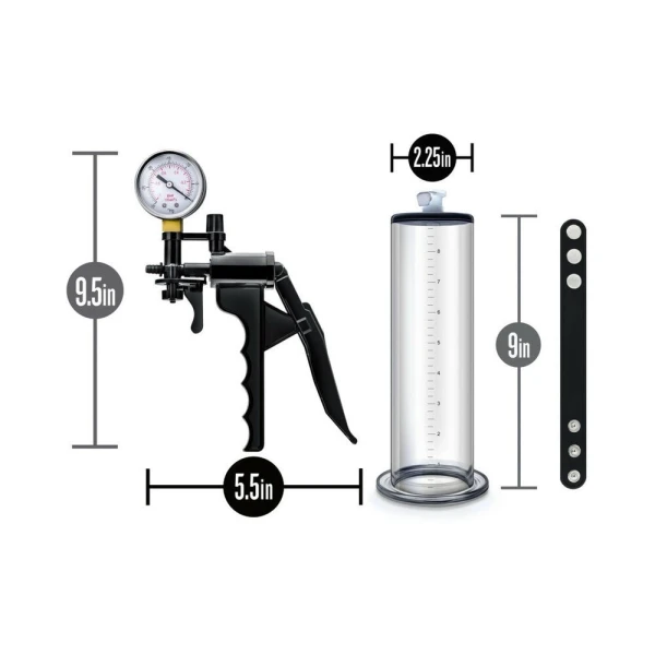 Performance - Vx8 Premium Penis Pump System With Silicone Cock Strap -  Clear — image 15 of 18