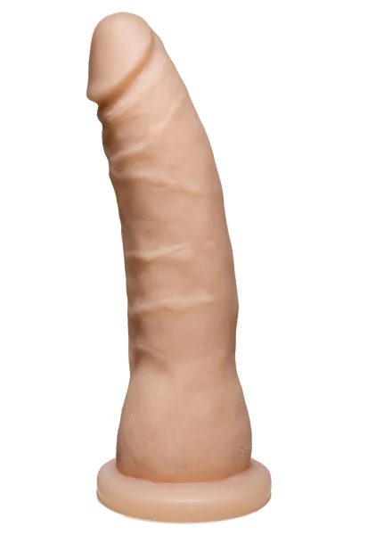 Platinum Silicone TRUSKYN The Tru Ride Slim 7" Dildo - Caramel