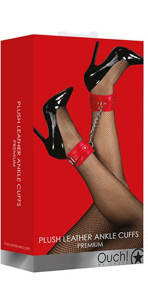 Plush Leather Ankle Cuffs
