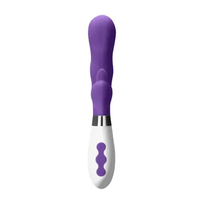 Ares Rechargeable Vibrator Purple 8 Inch