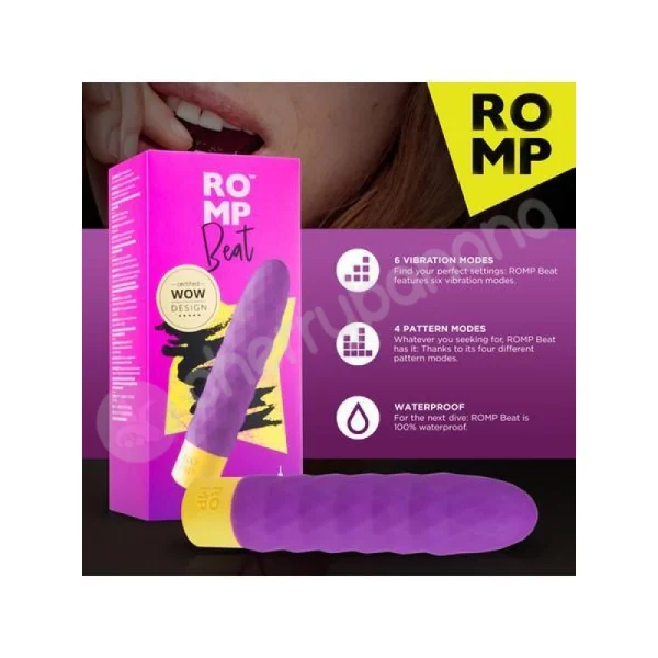 Romp Beat Purple Rechargeable Vibrator