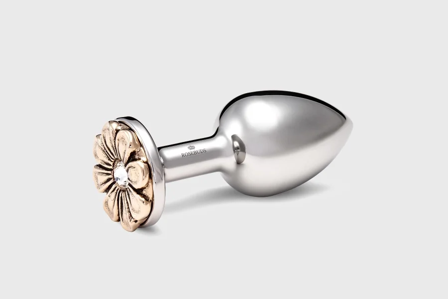 Medium Stainless Steel Daisy Anal Plug by Rosebuds