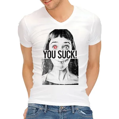 Funny Shirts You Suck M Skin M