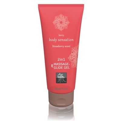 Massage Glide Gel 2 in 1 Strawberry