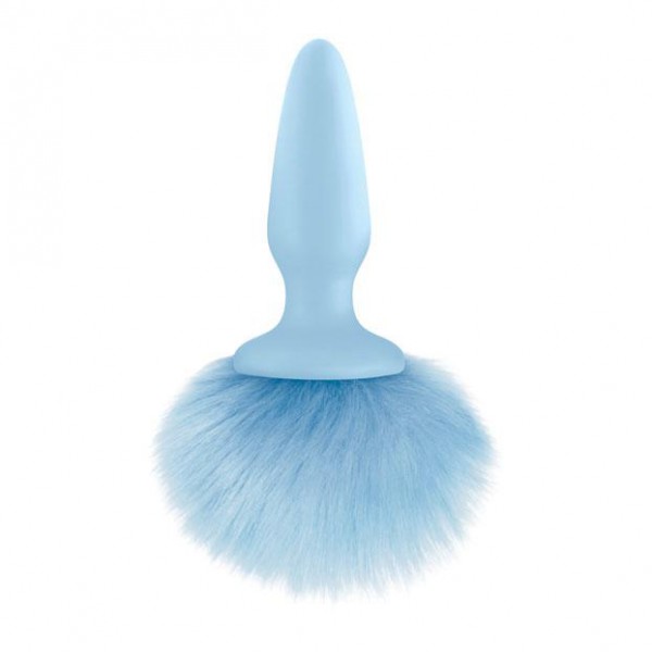 Blue Bunny Tail Butt Plug