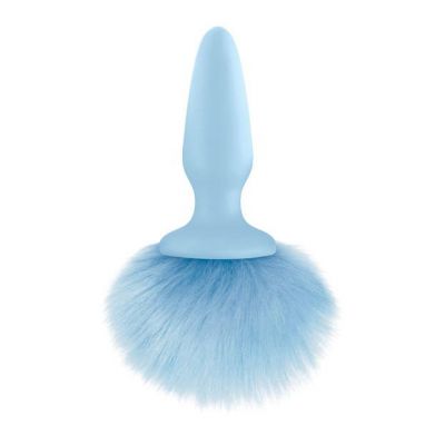 Blue Bunny Tail Butt Plug