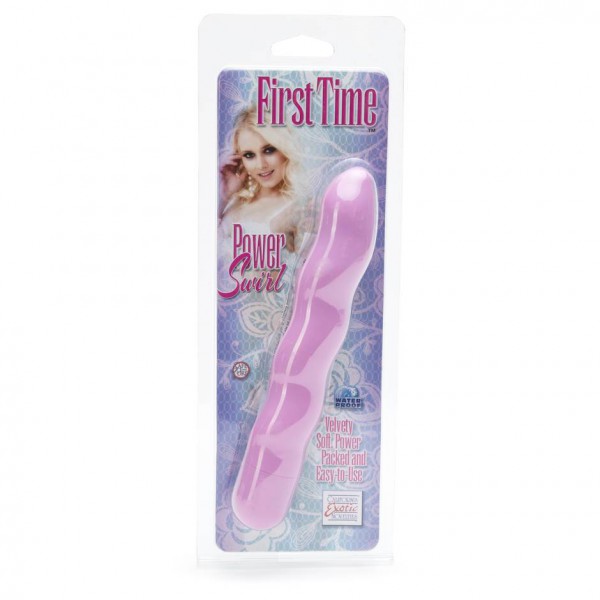 First Time Power Swirl Classic Vibrator 6 Inch
