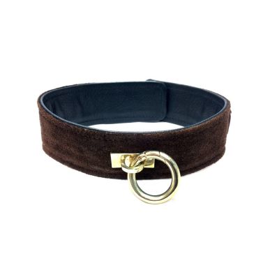 Rouge Fifty Times Hotter Plain Collar Brown